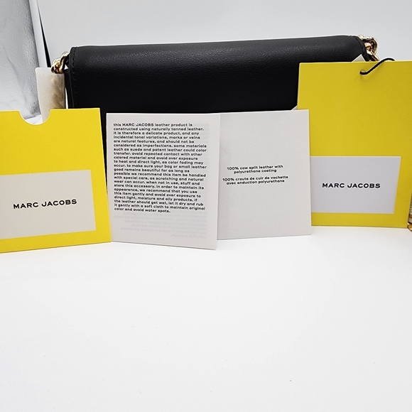 Marc Jacobs Mini J Marc Shoulder, Chain, Clutch, Crossbody Strap,  Dust … - Picture 5 of 16